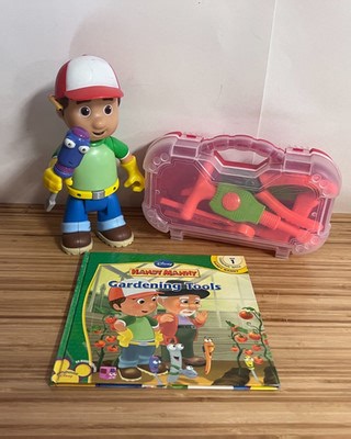 Handy Manny Talking Figure  -  book - "Cleaning tools" & off brand tools w/case | eBay
