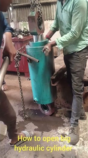 how to open hydraulic cylinder/#hydrauliccylinder