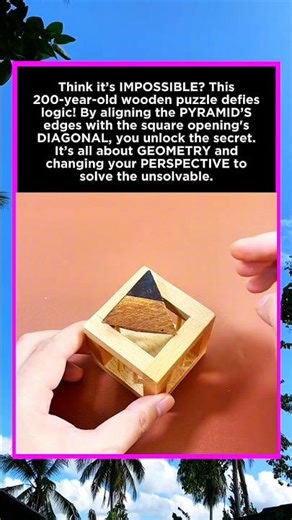How to Solve the Impossible Pyramid in a Cage Puzzle | 200-Year-Old Logic Riddle
