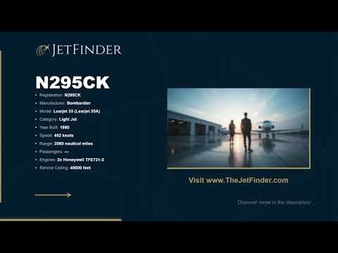N295CK Learjet 35 | Specs, Owner & History