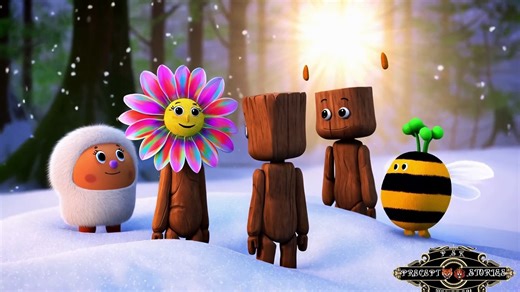 The Stick Man Family - A Snowy Adventure | Animated Stories For Kids And All Ages