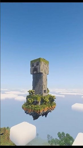 Giant Creeper Statue with a Mob Grinder! 💥 Minecraft Hardcore