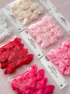 6pc Satin Bows | Dessert Bows | Treat Bows | Craft Bows | Bows for Rice Krispies | Bows for Cakesicles | Bows for Caramel Apples - Etsy