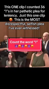 Natalie Shirilla how many times in this one clip of her leniency plea did she say “I” and okay as if she is in control of how the family or court feels. Who agrees the Shirilla parents should also face consequences? #thecrash #truecrime #mackenzieshirilla #courttv #fyp