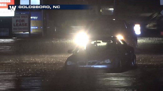 147K views · 627 reactions | #Florence was down graded to a Tropical Storm Friday but continues to bring torrential rainfall. Scenes coming out of Goldsboro show severe flooding, prompting a Flood Emergency to be issued. Everyone is encouraged to stay off the roads and only travel if necessary. #NCwx | WeatherNation | Facebook