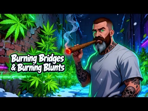 **SlowBurnKush – Burning Bridges & Burning Blunts (Dark Cannabis Blues)**