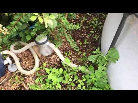 Lazy Spa Egg heating 10ft bestway overground swimming pool. Heating pool