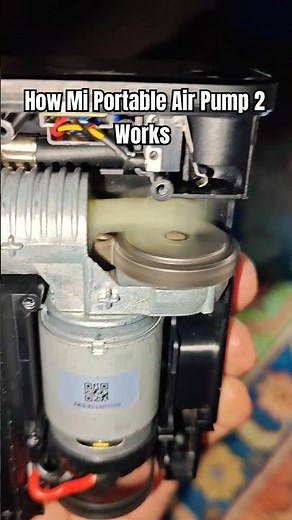 How Xiaomi Portable Electric Air Compressor 2 Works #xiaomi #pump #disassembly #pistons #bikelife