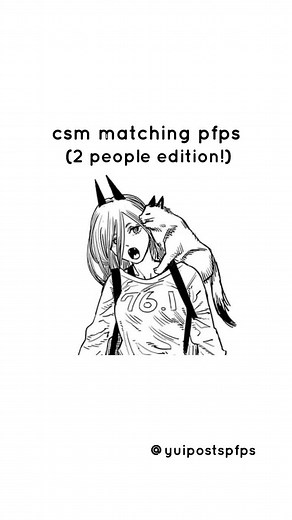 Chainsaw Man Matching Icons and Couples - Anime PFPs
