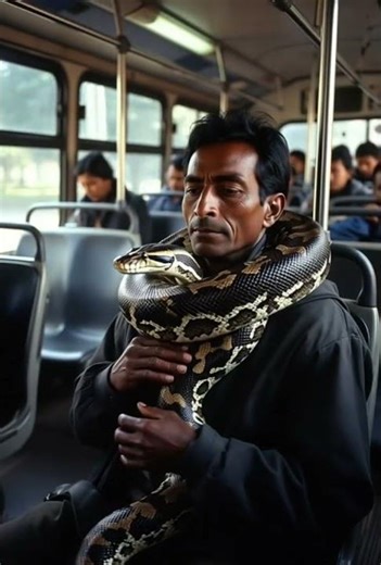 Anaconda on a Bus?!#Anaconda#UnbelievableMoment