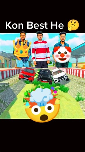 Nishu Deshwal Vs Guru Veer Vs Elvish Yadav 🤯 Kon Best he 🤔 #shorts #ivs3d #cars