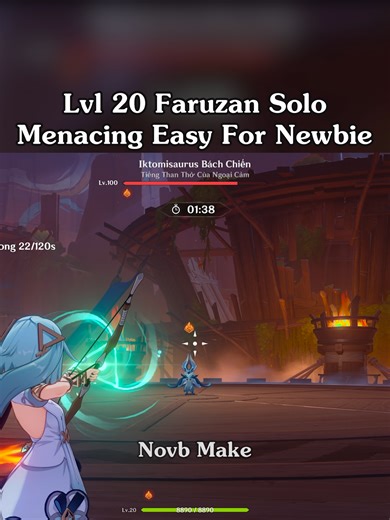 Level 20 Faruzan Solo Gameplay Tips for Newbies