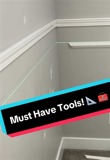 The laser level will give me hours and hours and hours of runtime. This thing is self leveling and has a bunch of different options to toggle between. This makes her much more consistent and accurate at work. #LaserLevel #Level #StraightLine #Tools #ToolReview
