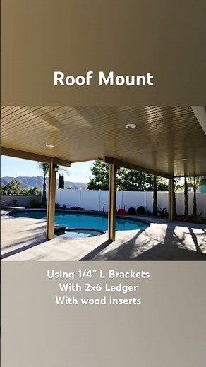 Roof Mount-Aluminum Patio Cover Kit #alumawood #construction #patiocovers #diy