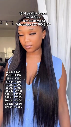 Customised Human Hair Weaves Available Now