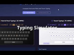 Typing Simulator Shows How Much Time You Can Save by Typing Faster