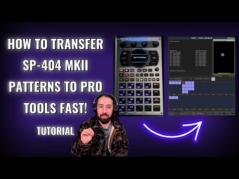How To Transfer SP-404 MKII Patterns To Pro Tools Fast!