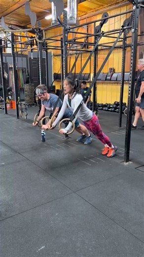 Crossfit Be Someone | Personal Training | 60+ Legends on Instagram: "Same push-up. New challenge. By changing the angle and using rings, a familiar movement becomes something brand new. More core. More control. More real-world strength. That’s what variation does. It keeps training fun, keeps your body adapting, and prepares you for the unpredictable stuff in life. Carrying groceries, getting up off the floor, pushing a heavy door, and playing with your kids. You don’t need to be “fit enough” to