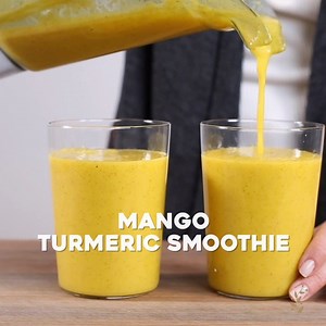 3K views · 25 reactions | Love smoothie recipes with turmeric? Then try this vegan and no sugar added mango turmeric smoothie recipe. Great way to start the day! Get the recipe: https://foolproofliving.com/mango-turmeric-smoothie/ | Foolproof Living | Facebook