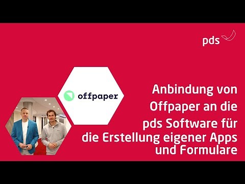 App-Baukasten Offpaper ergänzt pds Software | Multi-Cloud-Dienste | Formulare selber bauen [2025]
