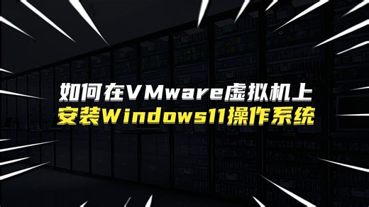 如何在VMware虚拟机上安装Windows11操作系统
