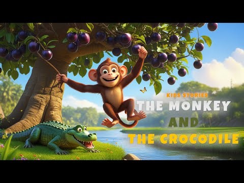 The Monkey & The Crocodile | Animated Kids Stories