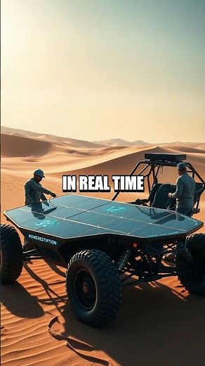 AI Guided Sand Rail: Solar Skin and Real-Time Traction