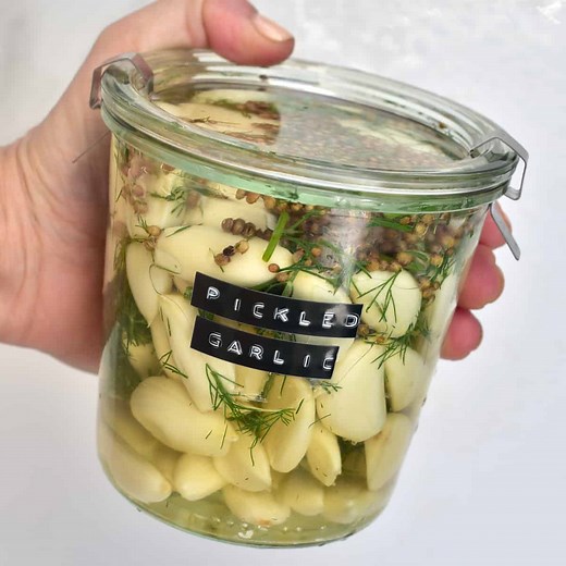 How to Make Pickled Garlic (Plain and TikTok Spicy Pickled Garlic)