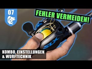 BAITCASTER 1X1: Beginner Combo, Brake Settings & Casting Technique