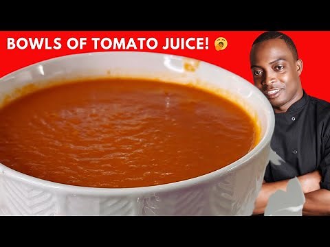 Bowls of tomato juice! 🥱 (Prostate cancer) Prevent Stroke strengthens the immune system & Stress!