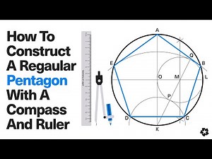 How to Draw a Regular Pentagon (Compass and Straightedge Method)