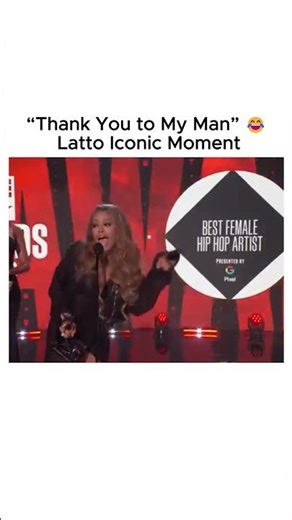 “Thank You to My Man”😂 Latto Iconic Moment Latto’s Speech Had Everyone Crying😭🔥 #viral #funny #like