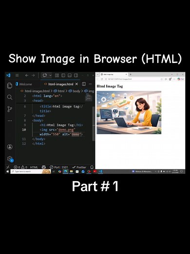 Show Image in Browser Using HTML
