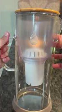 Glass Alkaline Water Filter Pitcher | Premium High pH Water for Healthy Hydration