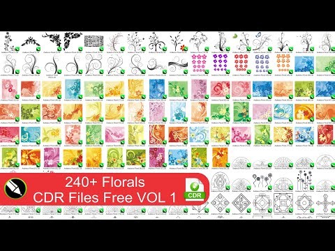 240+ Florals CDR Files Free For Download VOL 1