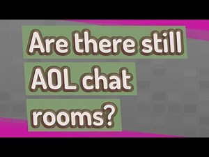 Are there still AOL chat rooms?