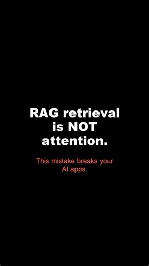 RAG Retrieval Is Not Attention