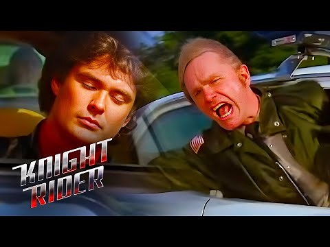 KITT's Genius Tactics: Helping Michael Lose the Cops | Knight Rider