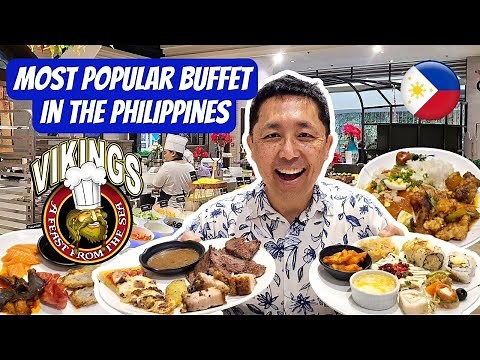 VIKINGS BUFFET Philippines 🇵🇭 Luxury All You Can Eat Filipino Food!