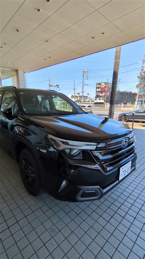 新型フォレスター納車ブラックSelection