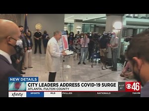 City leaders address COVID-19 surge in Atlanta
