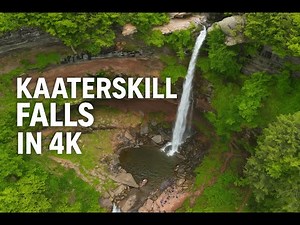 Flying off the edge of Kaaterskill Falls in 4K | Drone Footage from DJI Mini 3 Pro (Catskills, NY)