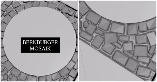 Lifelike Cobblestone Pattern Created Using Houdini