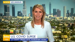 Canada's vaccination rate has now overtaken the United States, as COVID cases skyrocket across America after months of decline. #9News | TODAY