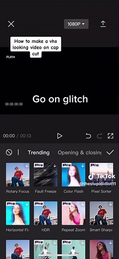 كيفية صنع تأثير VHS في كاب كوت بسهولة
