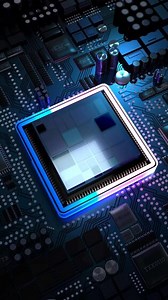 Multicolor Computer Processor and Motherboard