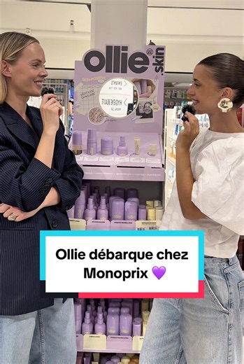 VOUS NE DEVINEREZ JAMAIS QUI ON A CROISÉ CHEZ MONOPRIX 👀 @mathildelacombe , fondatrice d’Ollie ! ✨ Et forcément, on n’allait pas la laisser repartir sans lui faire passer notre petit quiz skincare… Retrouvez Ollie en exclusivité chez Monoprix, en magasin et sur monoprix.fr 🛒 #Monoprix #Ollie #Skincare #RoutineBeauté