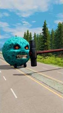 ULTIMATE HAMMER & BOLLARD DESTRUCTION! Police Cars & More | BeamNG.Drive Compilation #carcrash