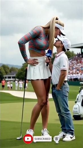 Tallest Golfer Stuns The Crowd On The Course! Ep.217 #golf #short #tallwomen #sports