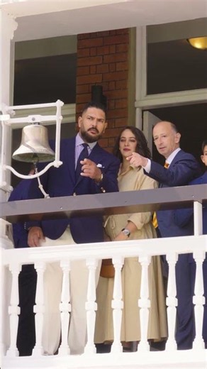 Yuvraj Singh rings the five-minute bell